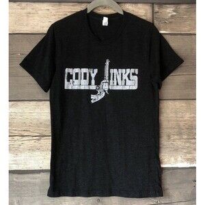 Cody Jinks Concert T Shirt Size Small Gray Black Country